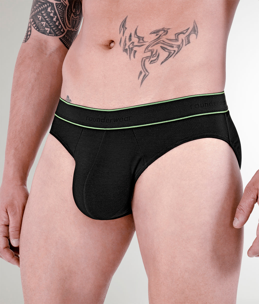 Rounderbum Bamboo Brief Black