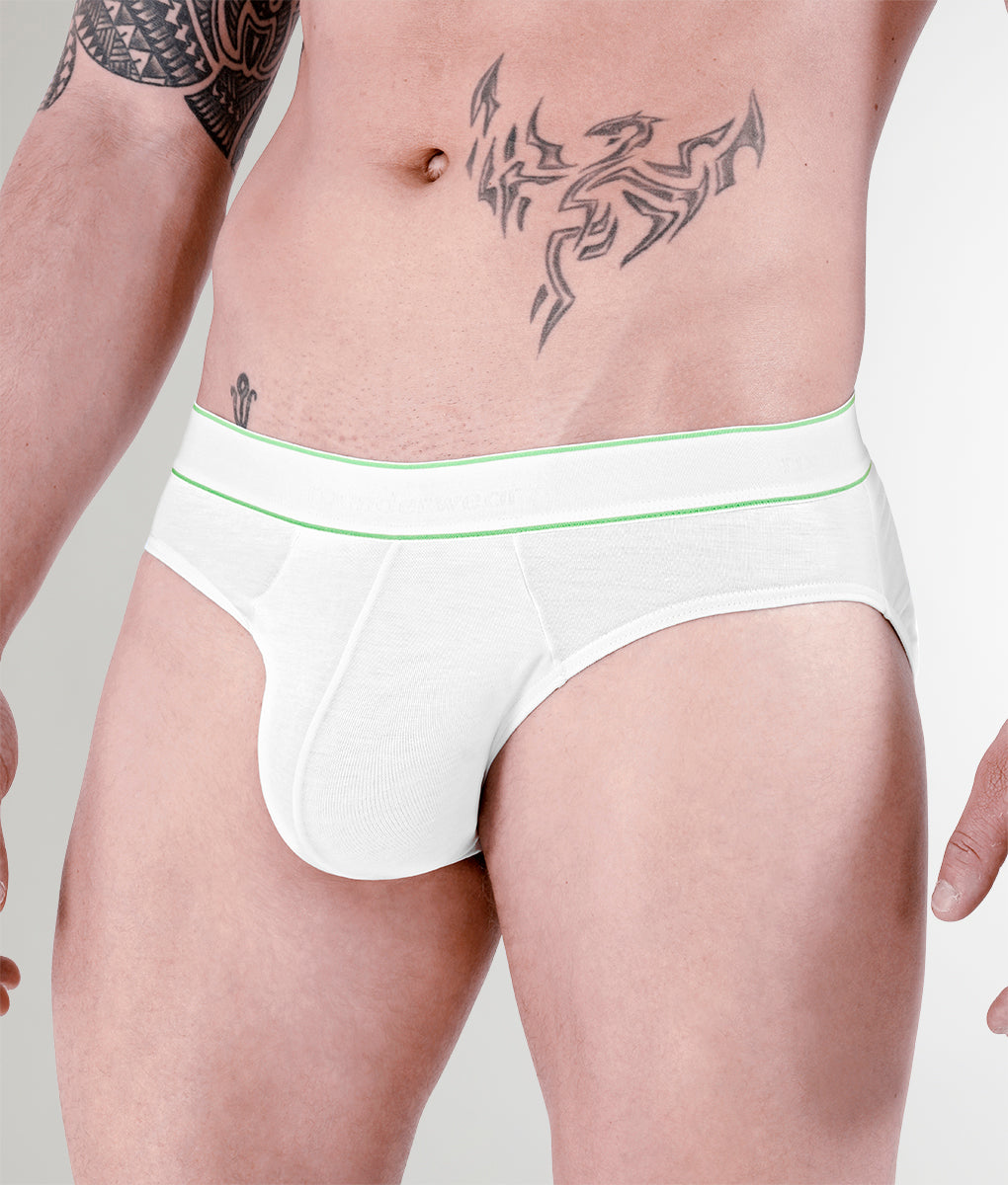 Rounderbum Bamboo Brief White