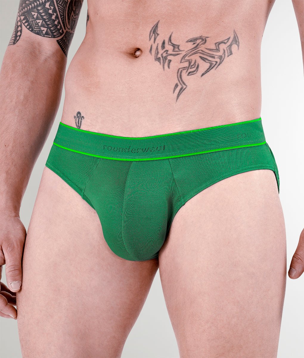 Rounderbum Bamboo Brief Green