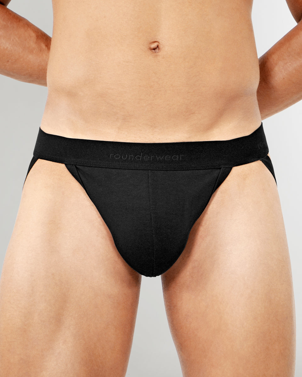 Rounderbum Essentials Jockstrap Black-2