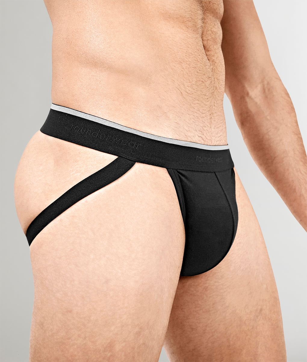 Rounderbum Essentials Jockstrap Black