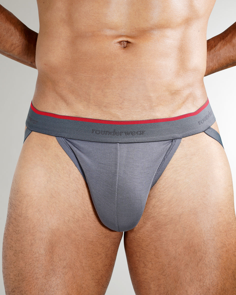 Rounderbum Essentials Jockstrap Gray