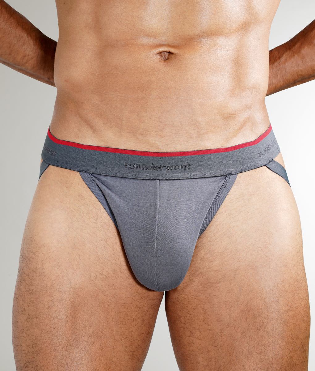 Rounderbum Essentials Jockstrap Gray