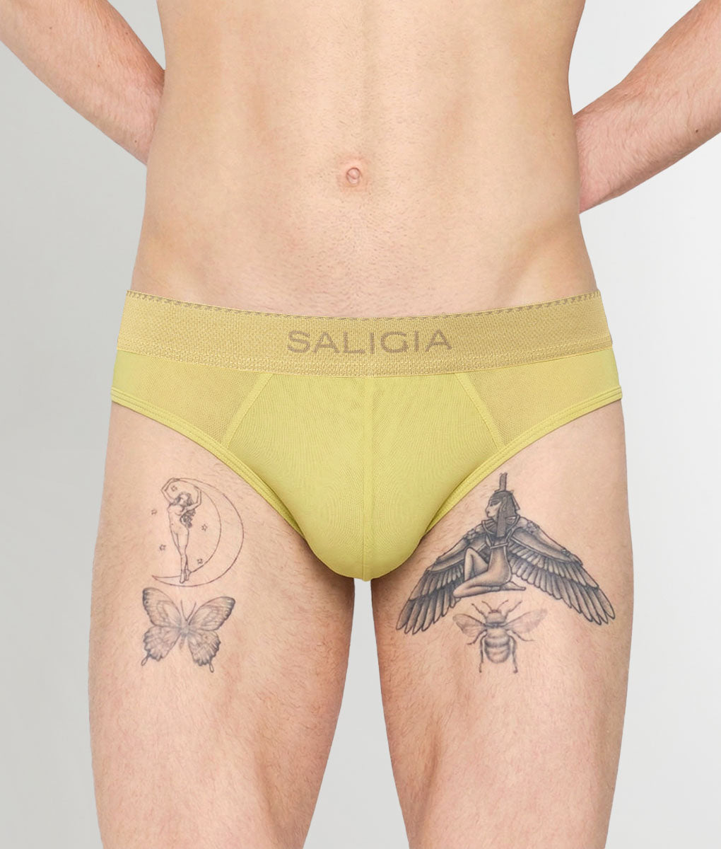Saligia Greek Ripple Brief Yellow