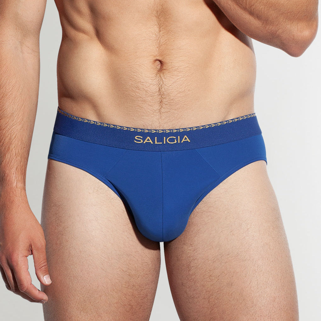 Saligia Greek Laurel Brief Blue