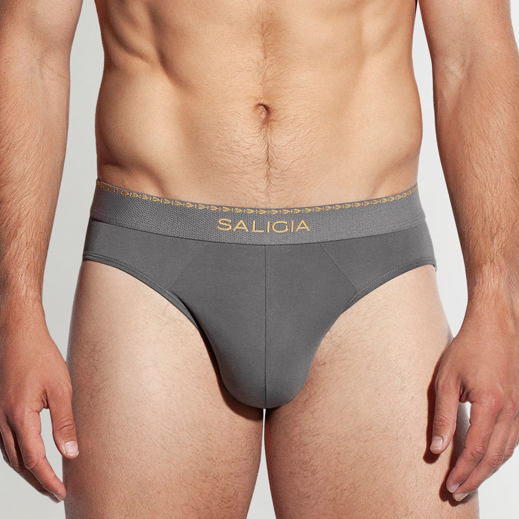 Saligia Greek Laurel Brief Grey