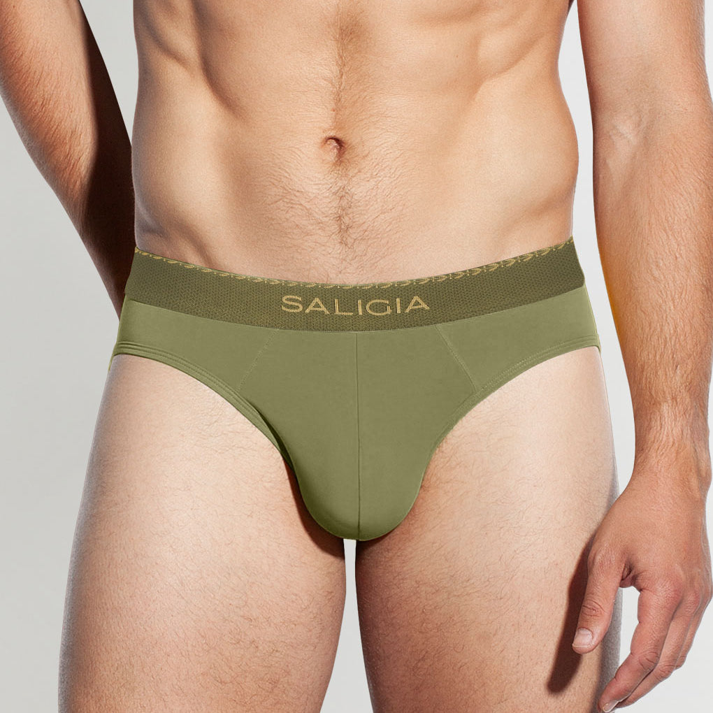 Saligia Greek Laurel Brief Green