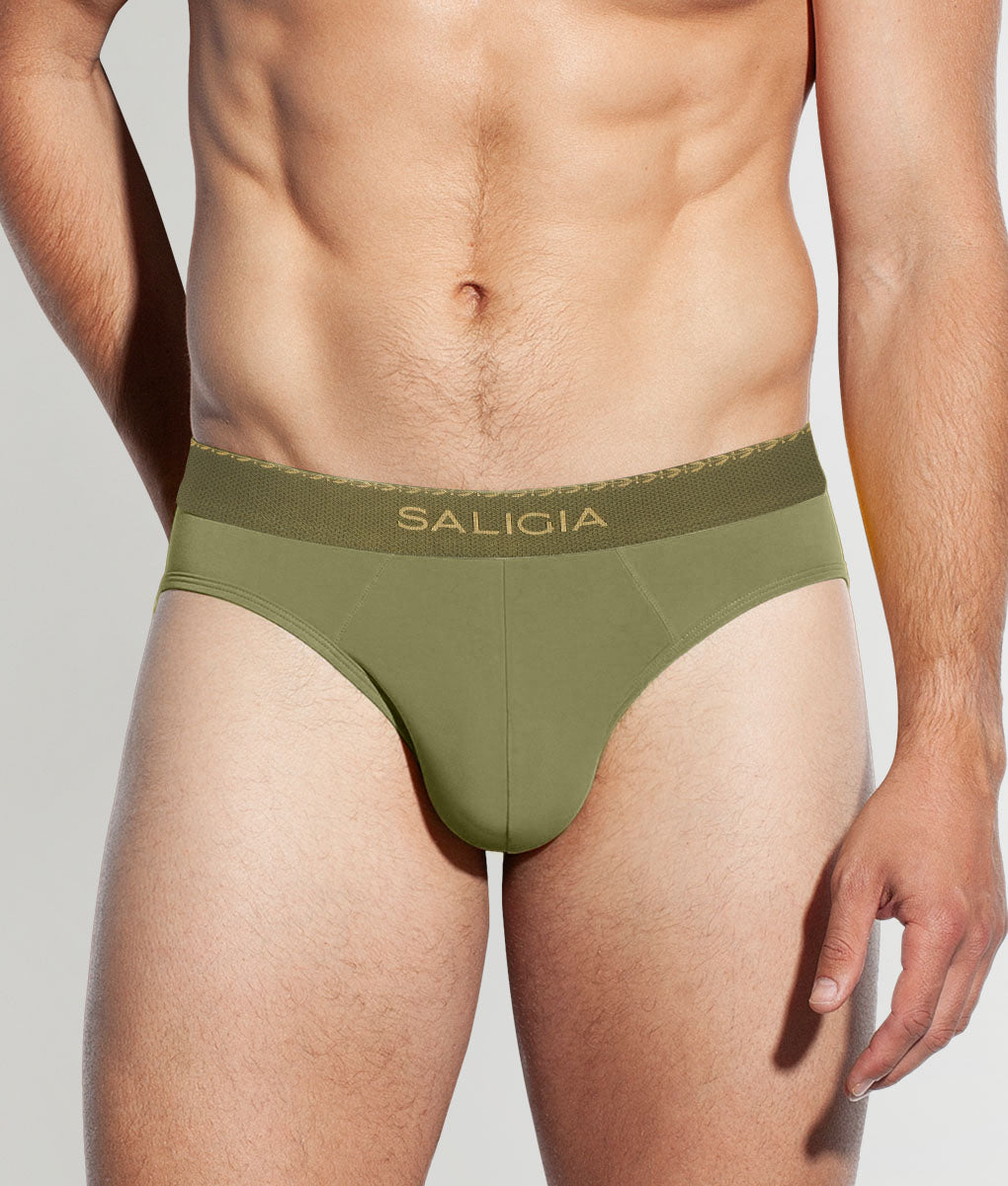 Saligia Greek Laurel Brief Green