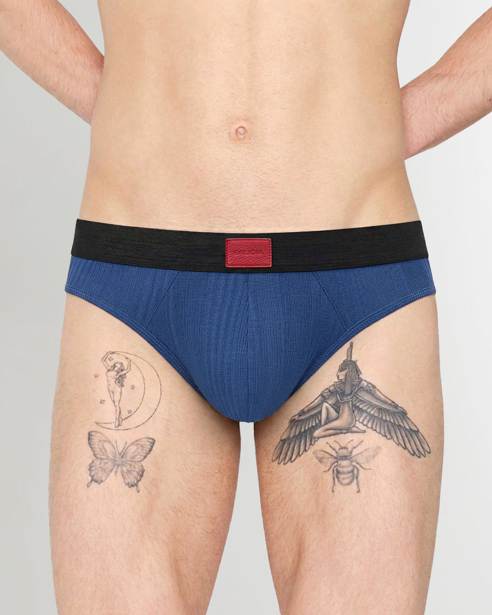 Saligia Baron Maroon Brief Blue