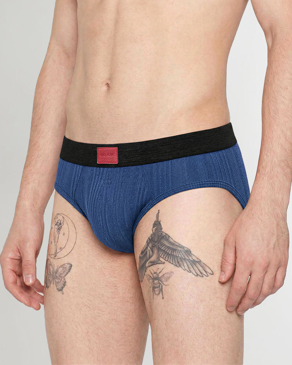 Saligia Baron Maroon Brief Blue