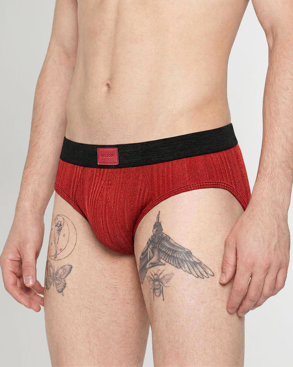 Saligia Baron Maroon Brief Red