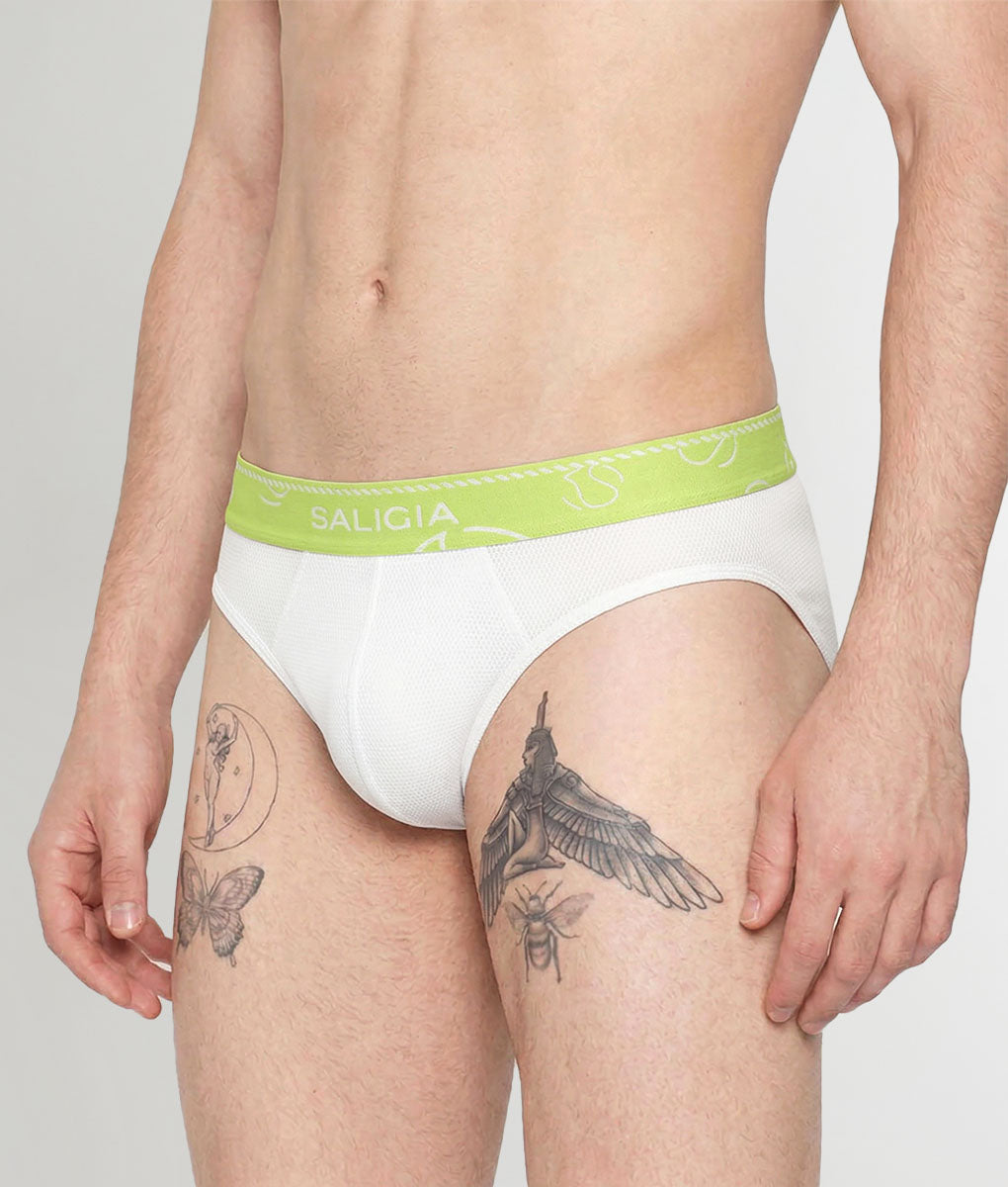 Saligia Verdure Set Brief White-green