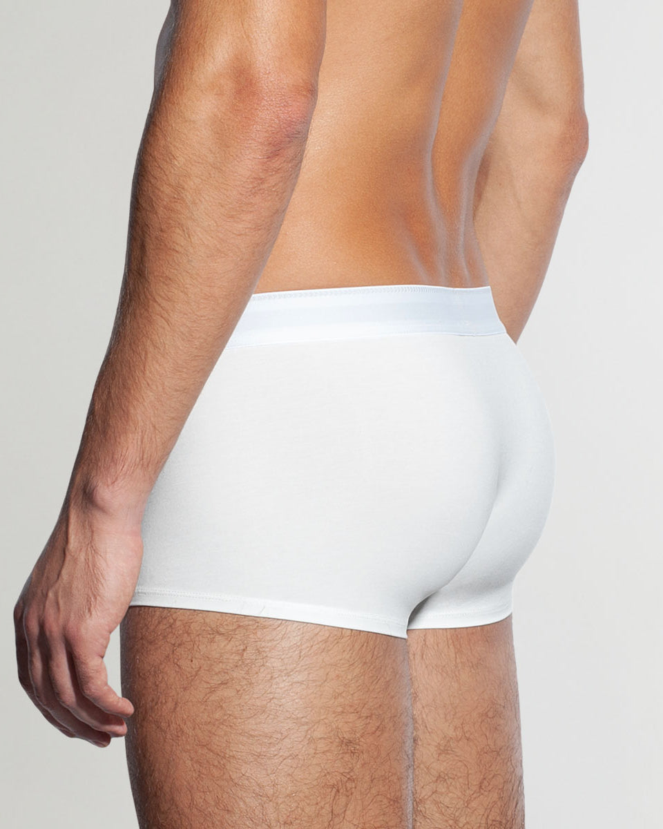 Saligia Greek Herringbone Trunk White
