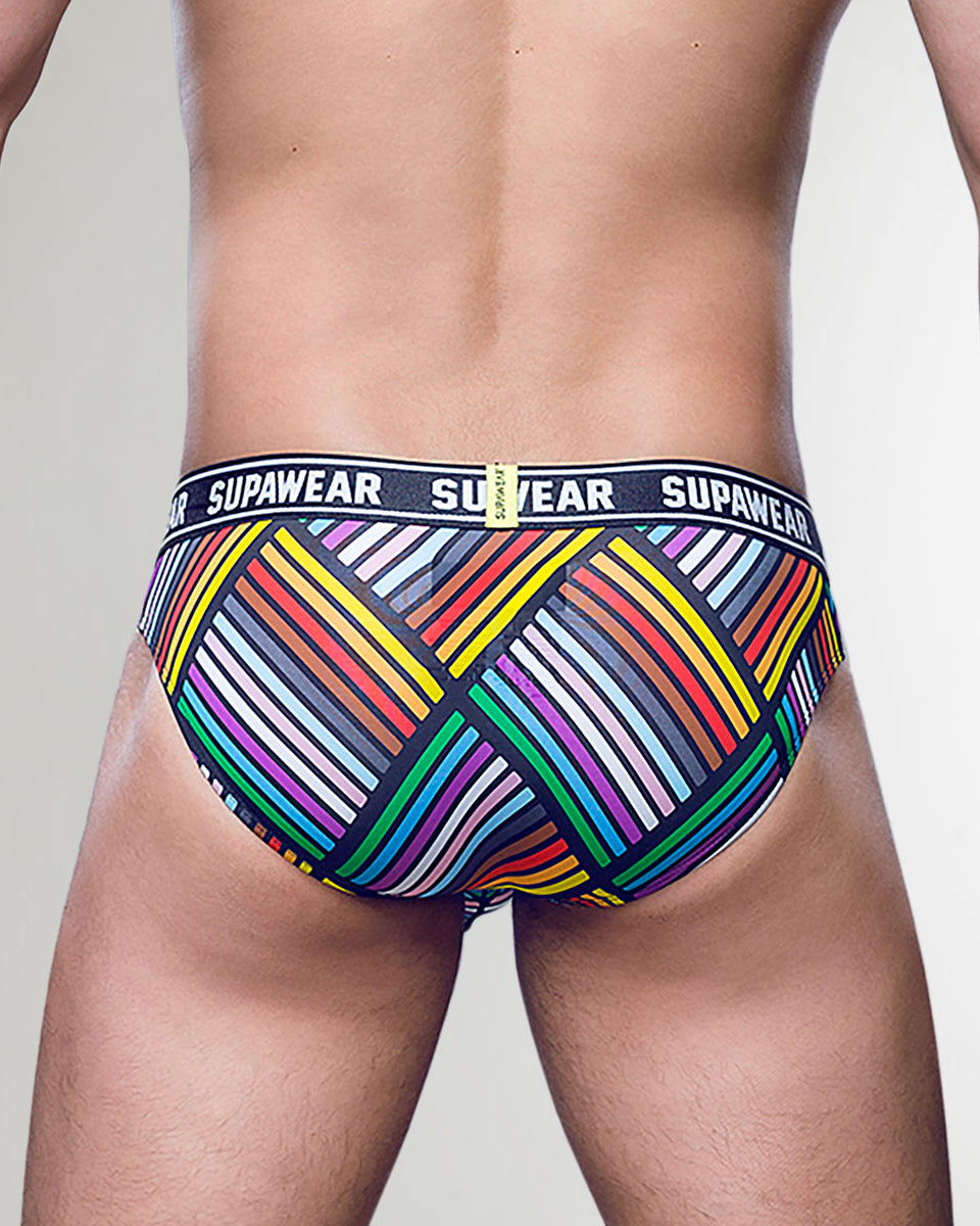 Supawear POW Brief Rainbow