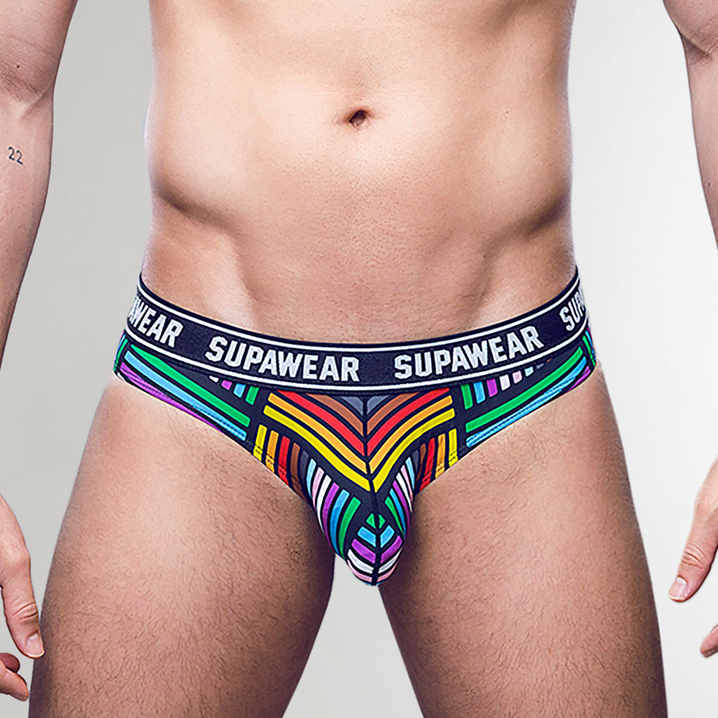Supawear POW Brief Rainbow