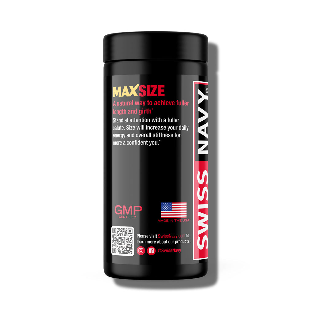 Swiss Navy Size Daily Supplements 60-capsules