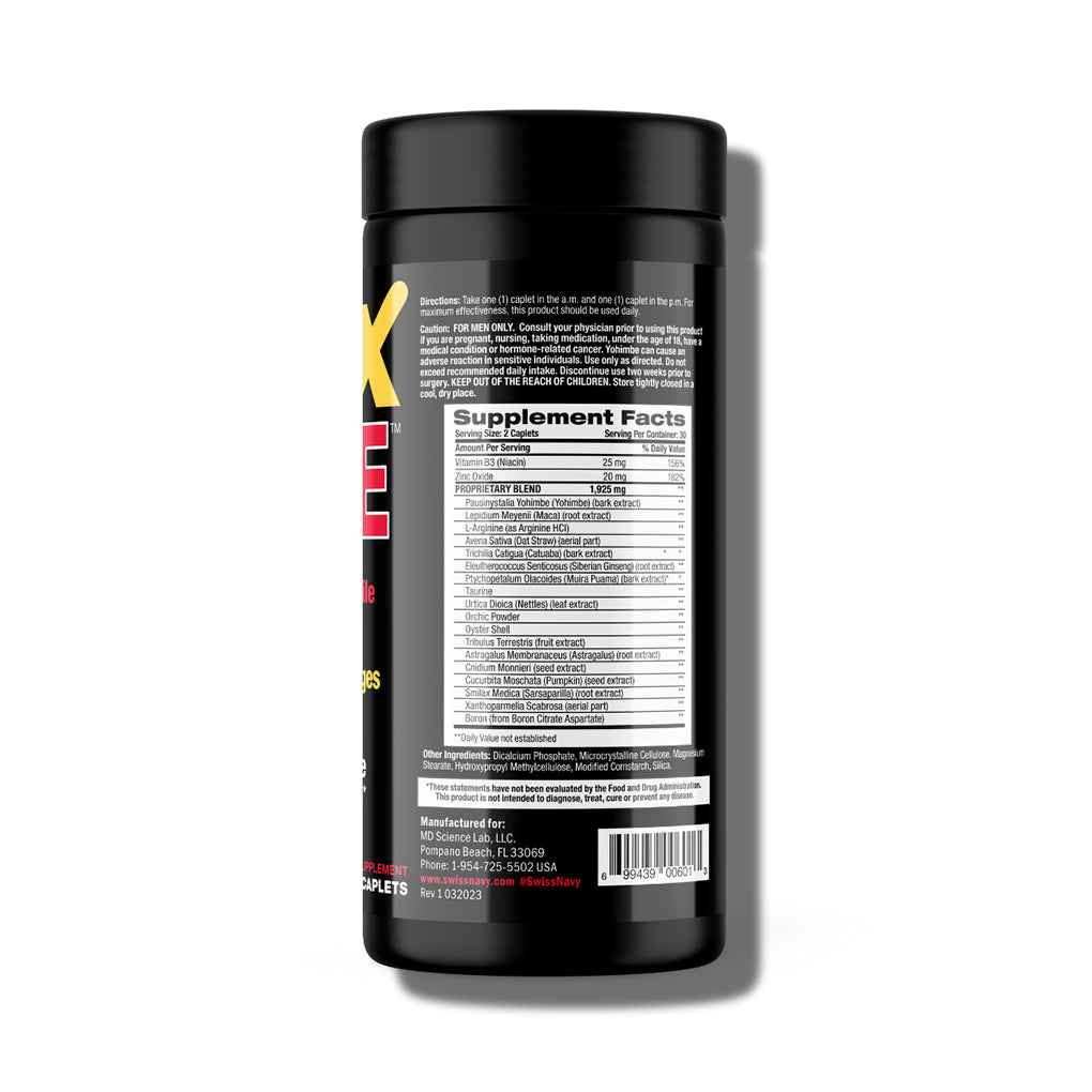 Swiss Navy Size Daily Supplements 60-capsules