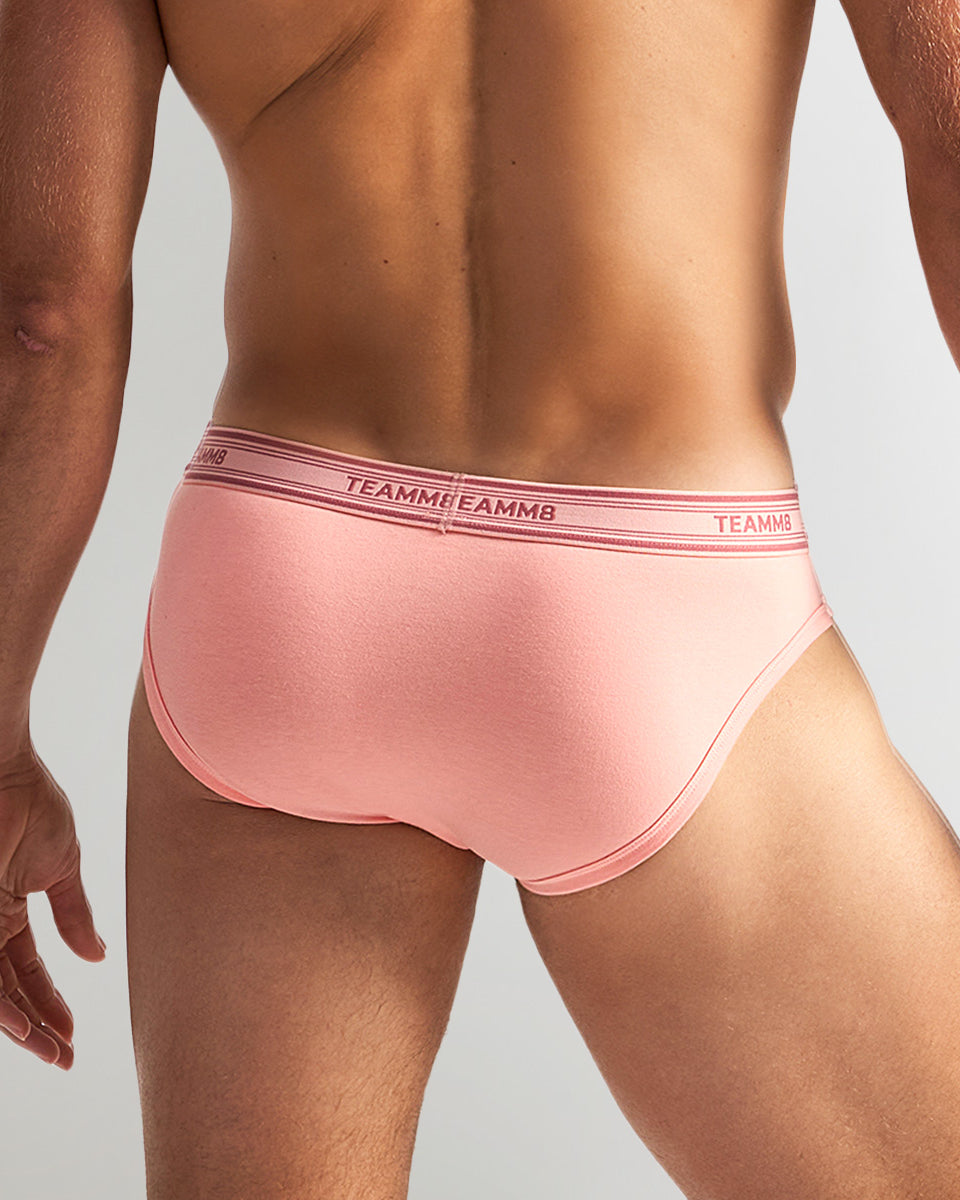 Teamm8 New Cotton Classic Brief Rose-water