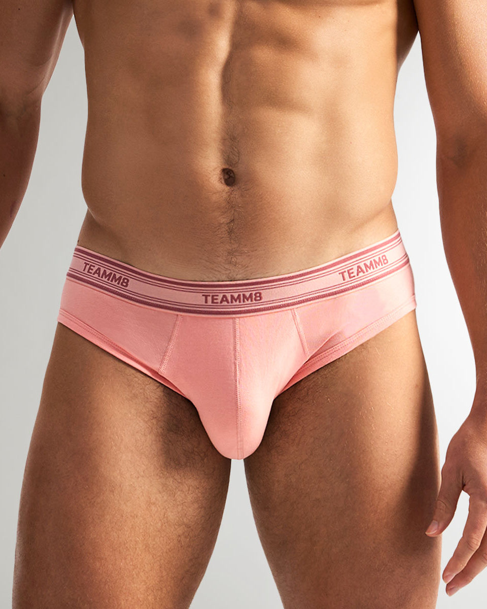 Teamm8 New Cotton Classic Brief Rose-water