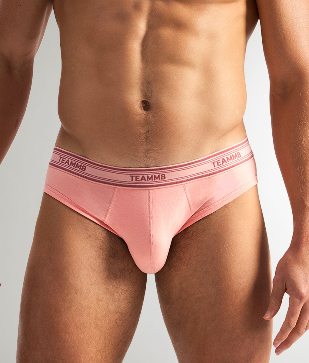 Teamm8 New Cotton Classic Brief Rose-water