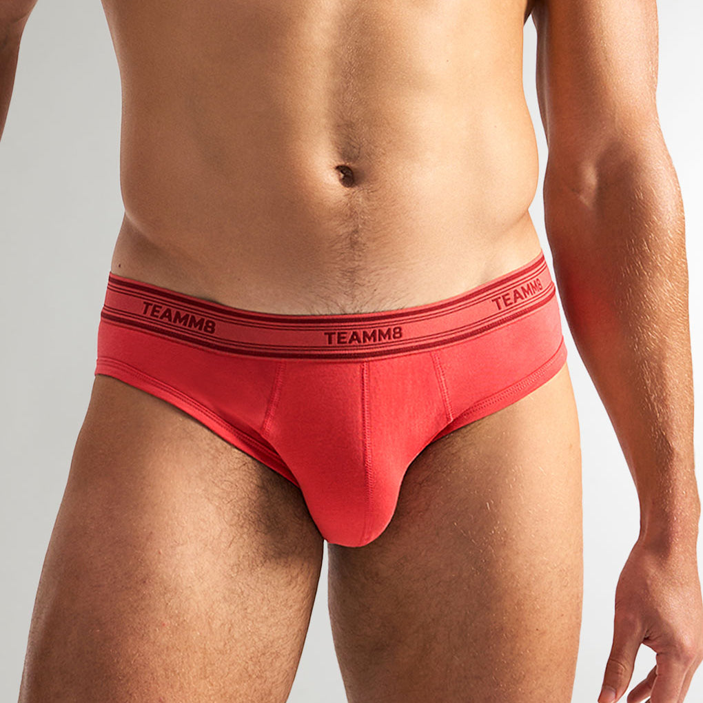 Teamm8 New Cotton Classic Brief Raspberry