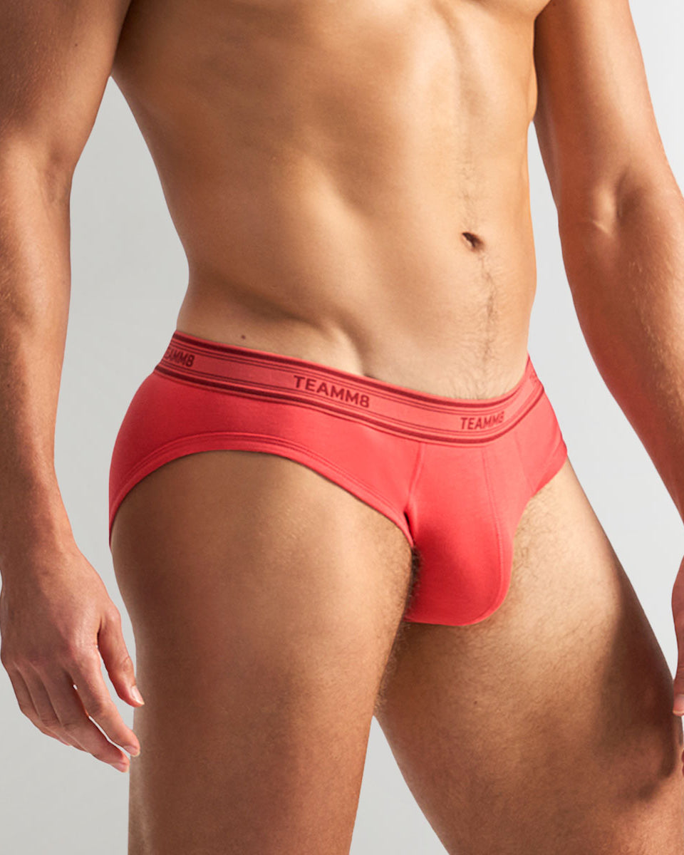 Teamm8 New Cotton Classic Brief Raspberry