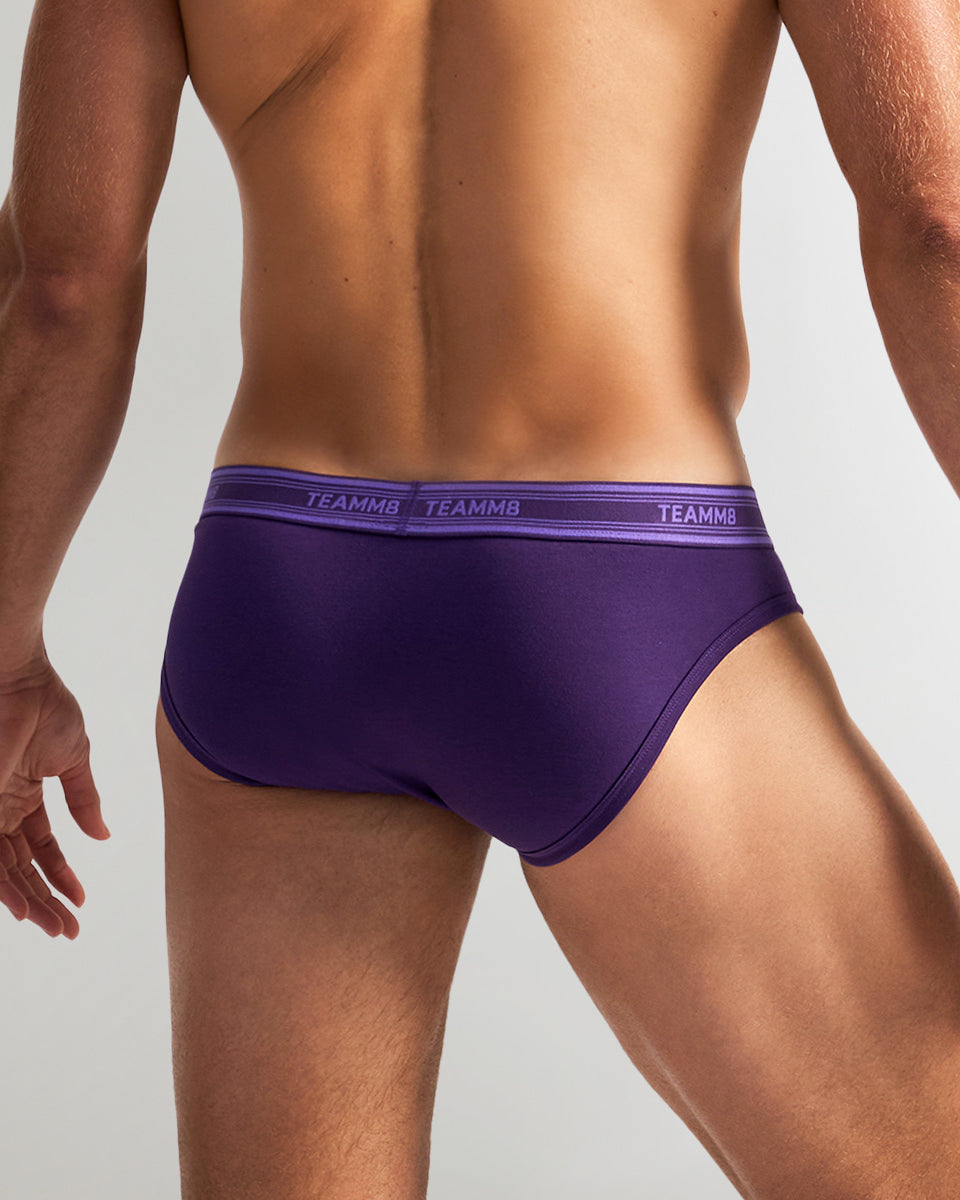 Teamm8 New Cotton Classic Brief Violet