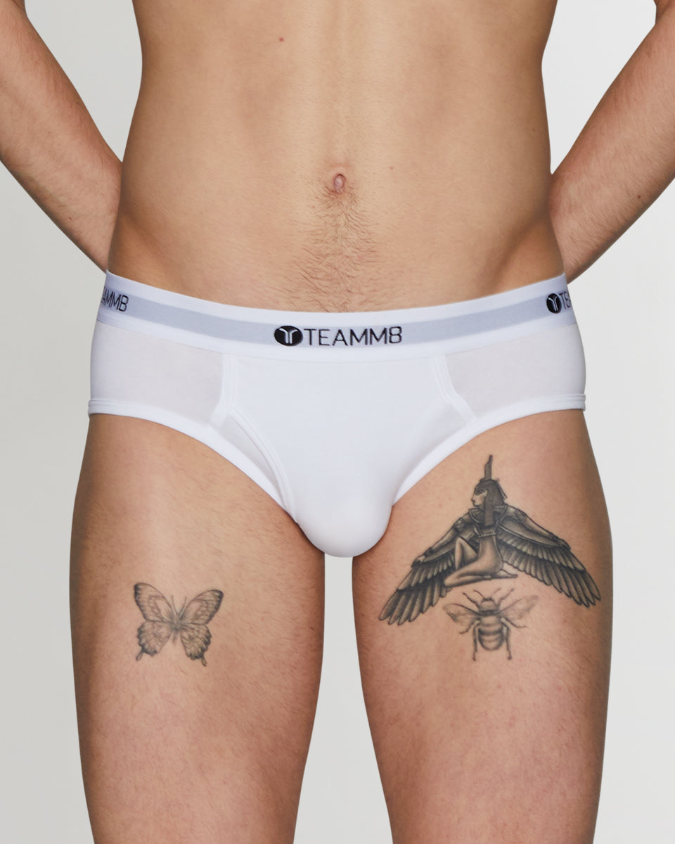 Teamm8 Classic Brief Teamm8 Classic Brief White