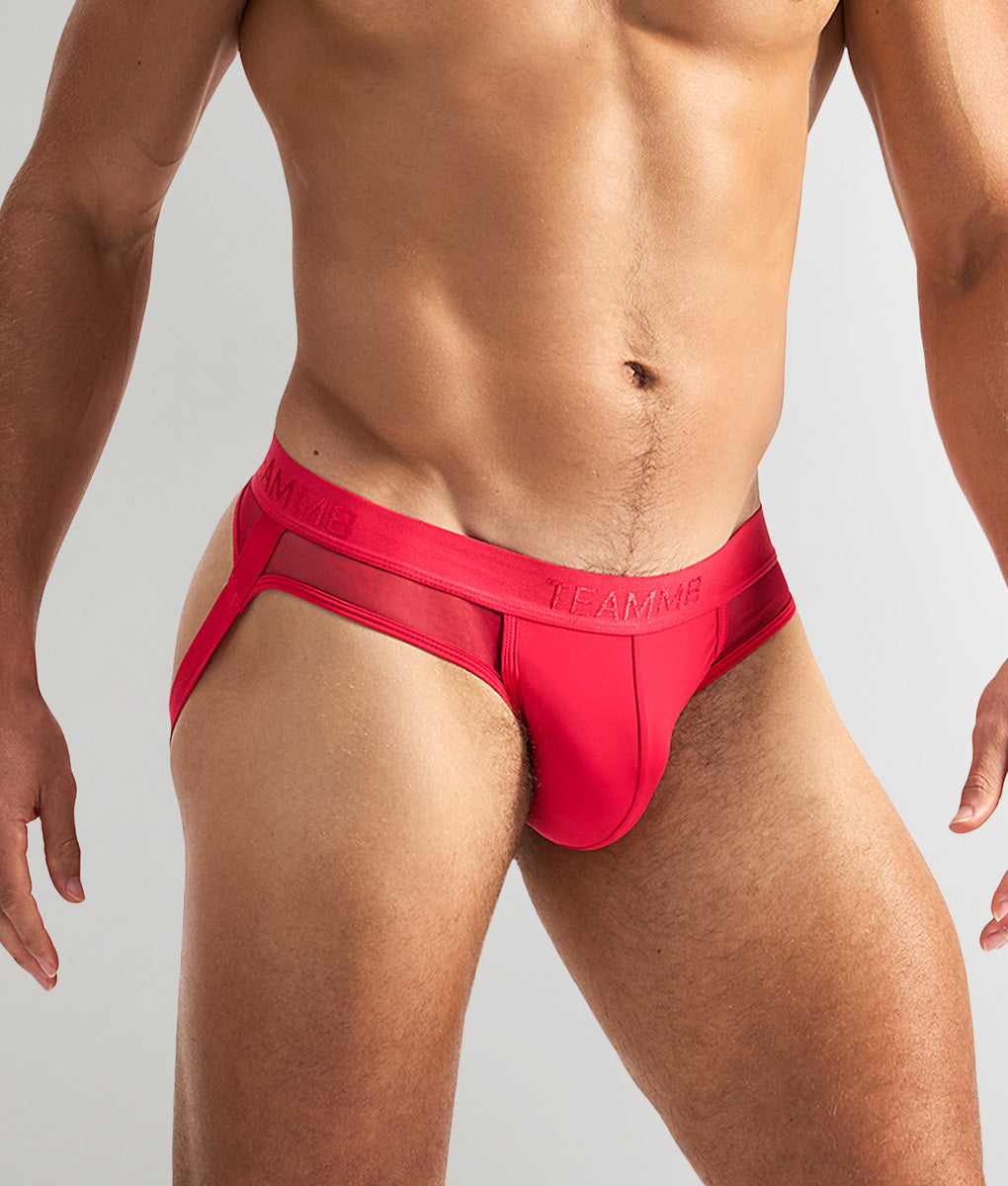Teamm8 Score Sheer Slim Jockstrap Magenta