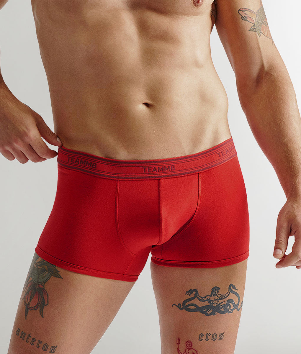 Teamm8 New Cotton Classic Trunk Crimson