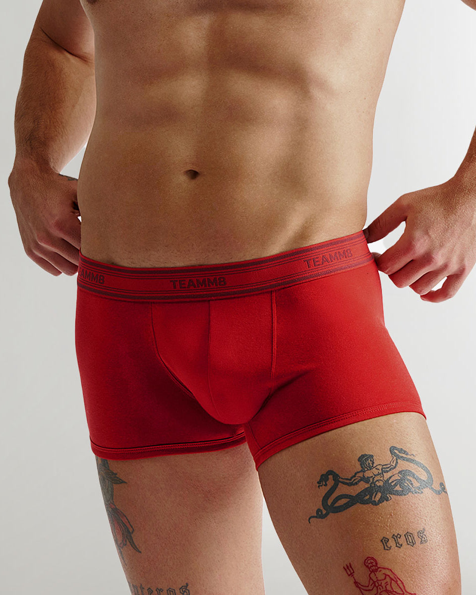 Teamm8 New Cotton Classic Trunk Crimson