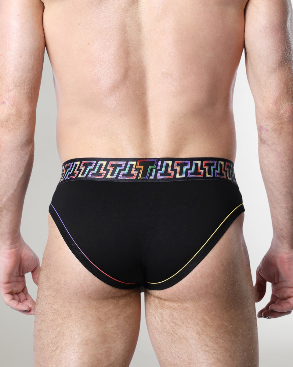 Timoteo Pride 24 Brief Timoteo Pride 24 Brief Black