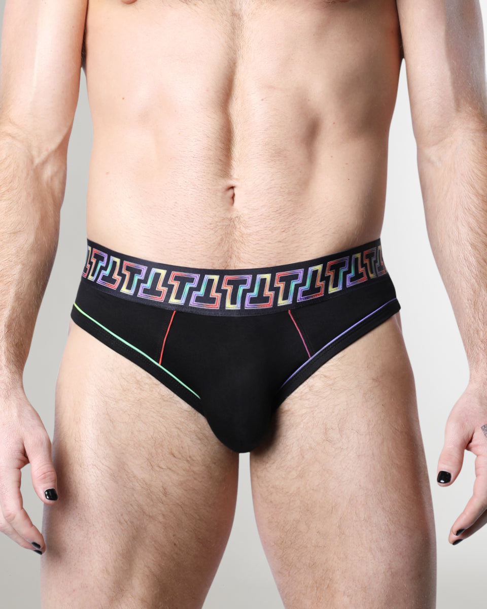Timoteo Pride 24 Brief Timoteo Pride 24 Brief Black