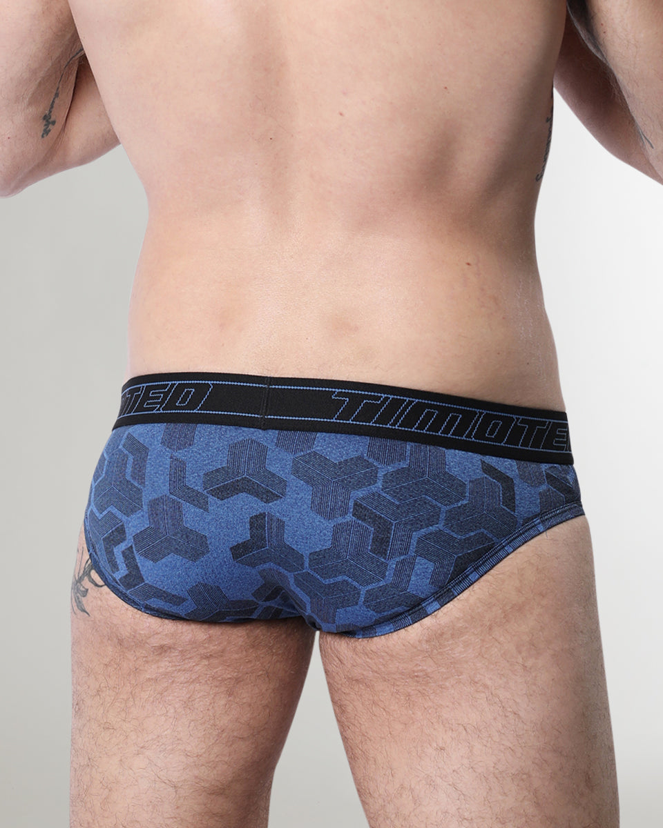 Timoteo Letterman Brief Blue