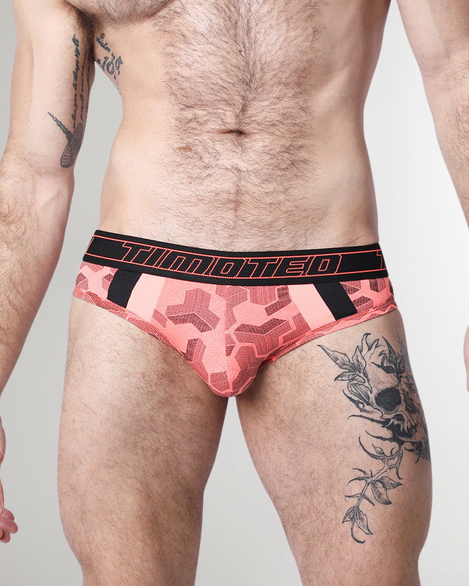 Timoteo Letterman Brief Pink