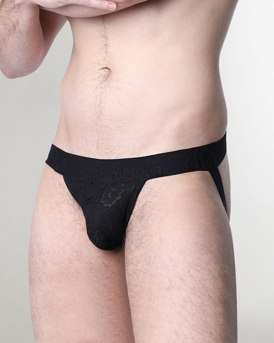 Timoteo Positano Jockstrap Black