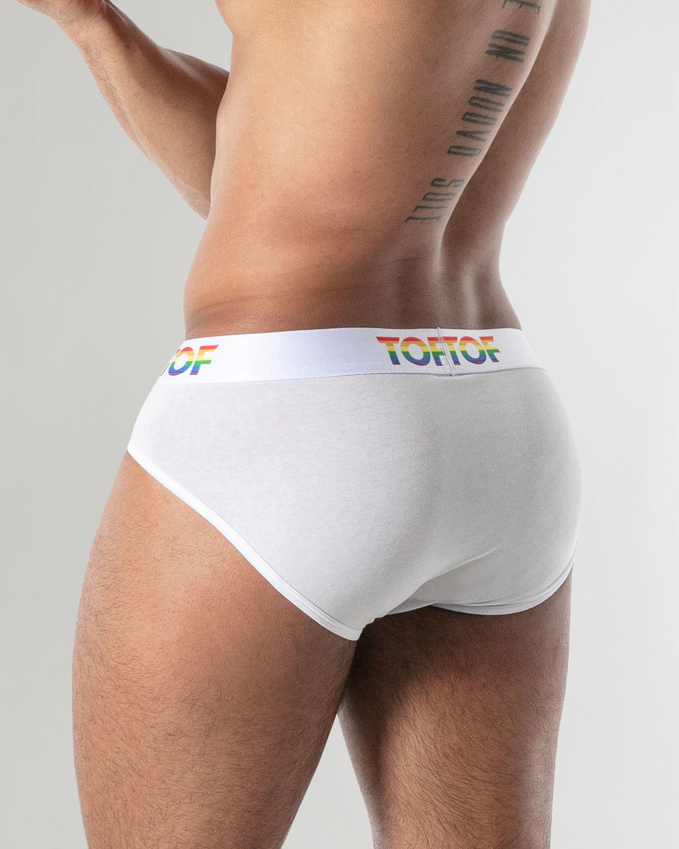 TOF Paris Joyful Pride Brief White