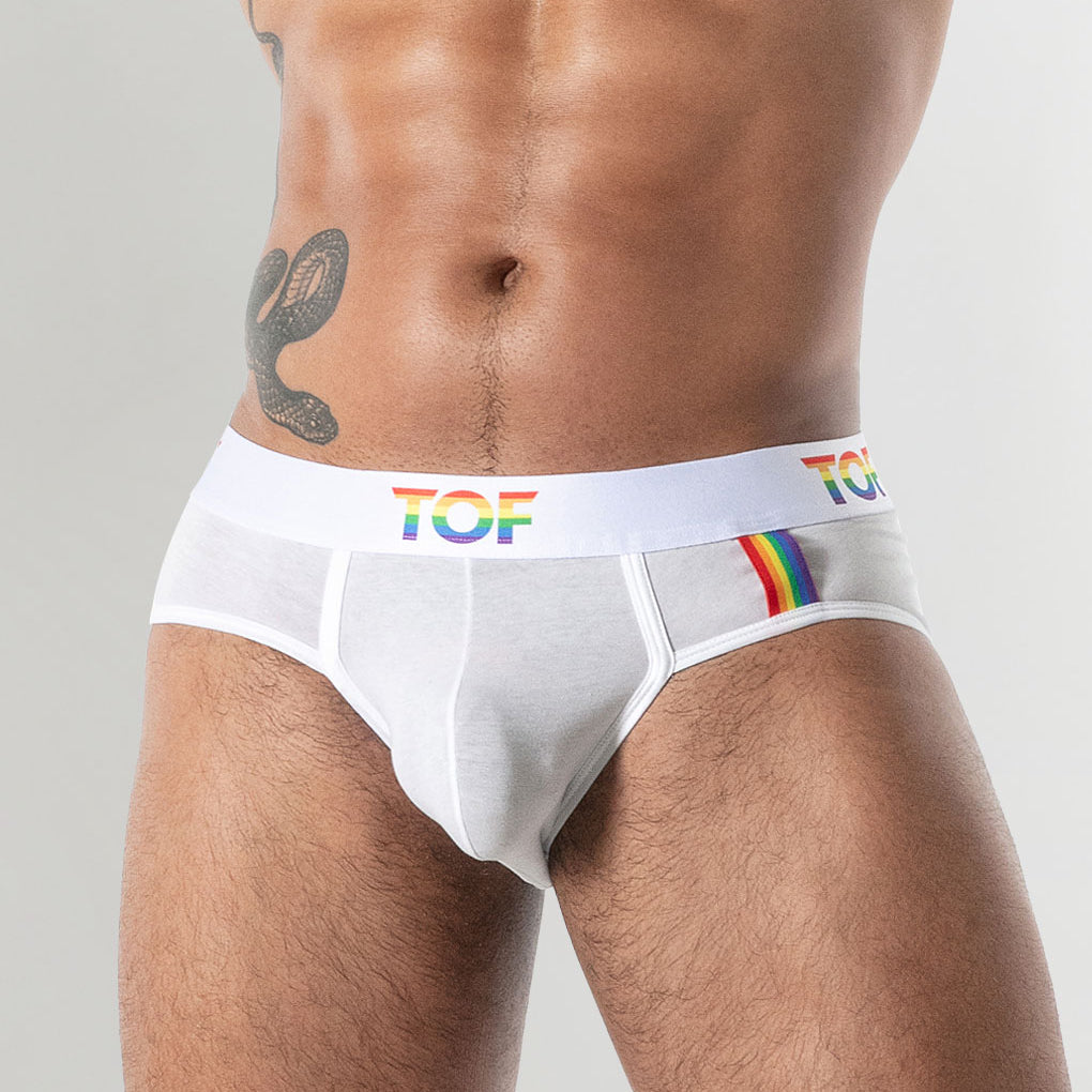 TOF Paris Joyful Pride Brief White