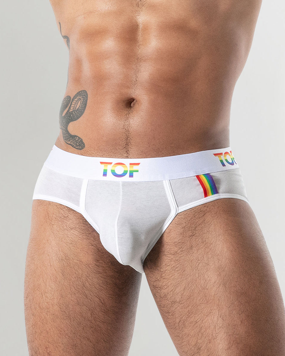TOF Paris Joyful Pride Brief White