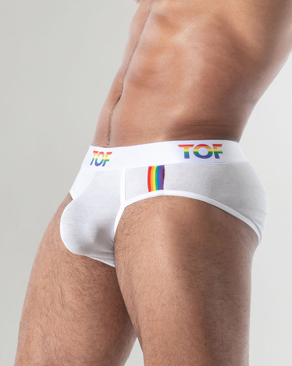 TOF Paris Joyful Pride Brief White