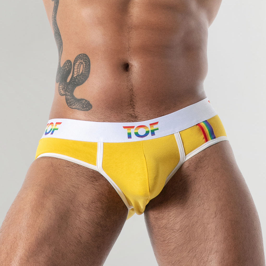 TOF Paris Joyful Pride Brief Yellow