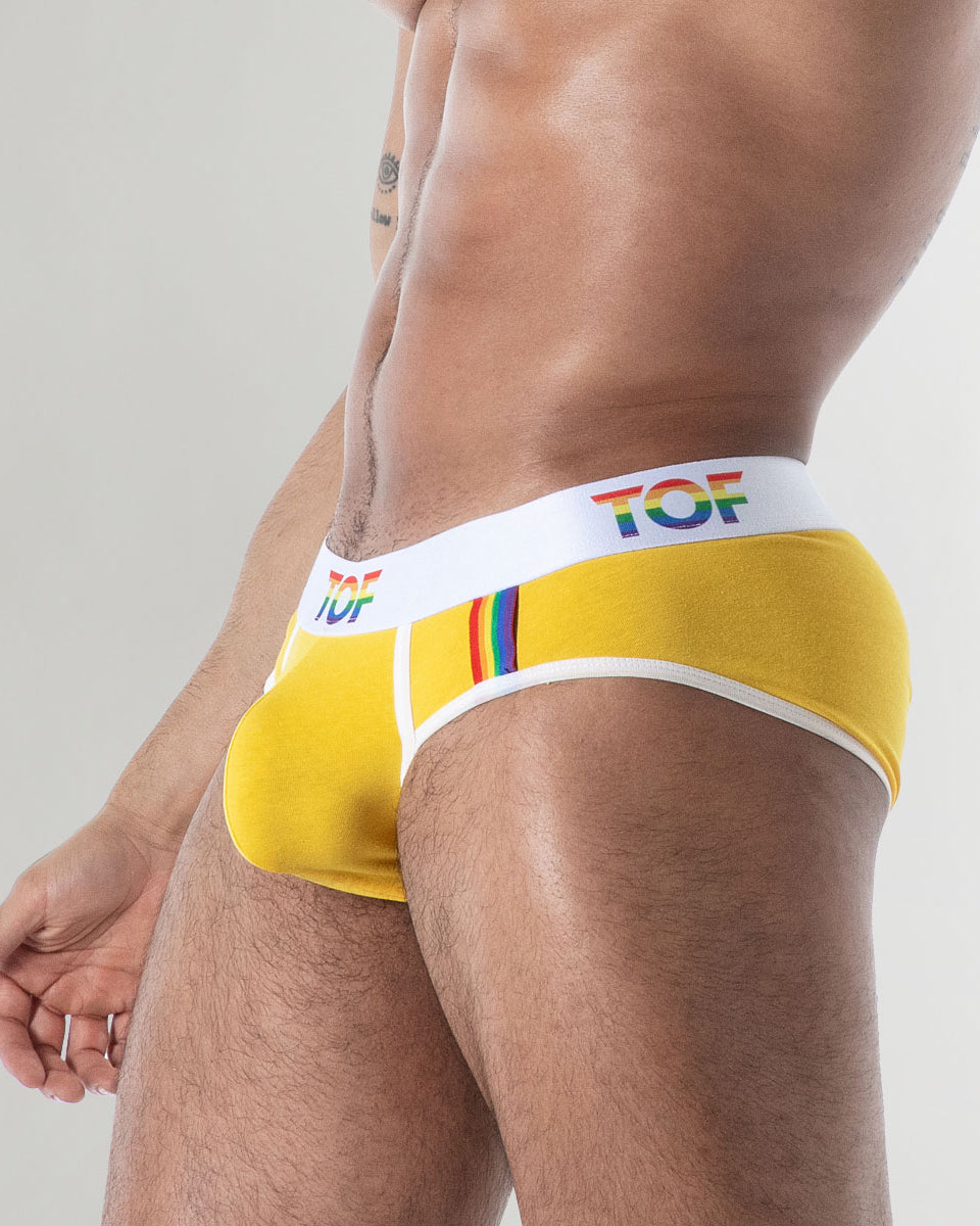 TOF Paris Joyful Pride Brief Yellow