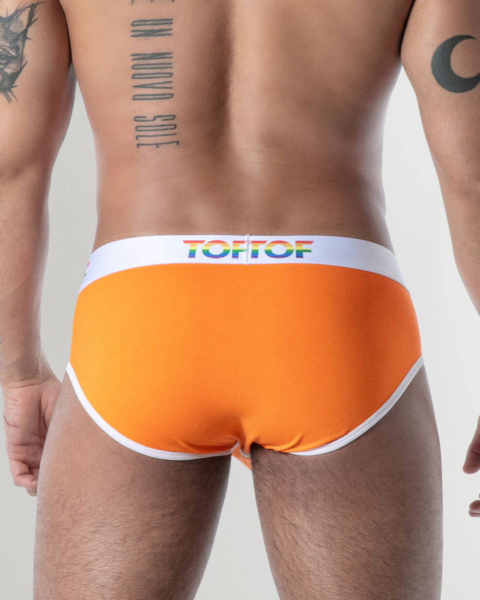 TOF Paris Joyful Pride Brief Orange