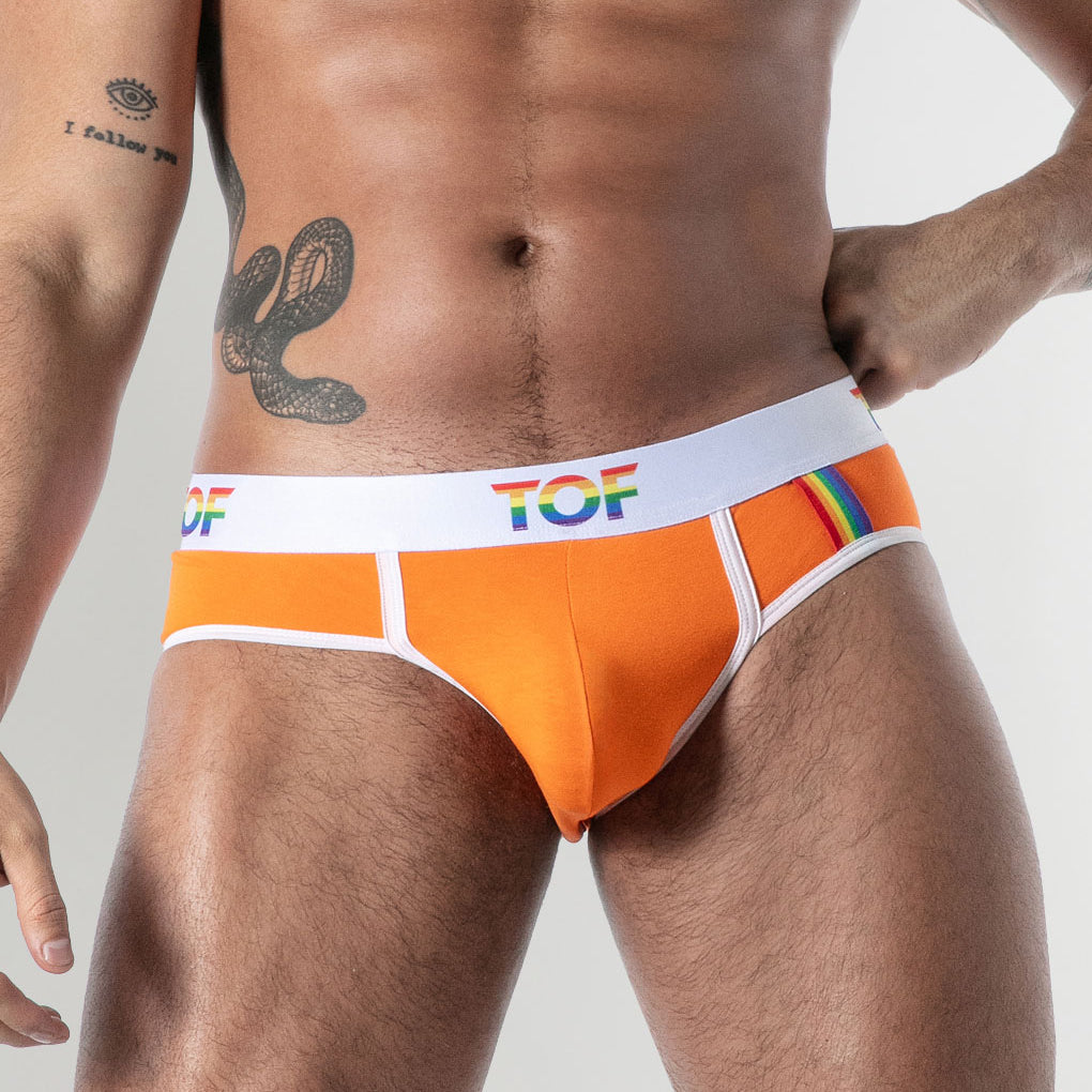 TOF Paris Joyful Pride Brief Orange
