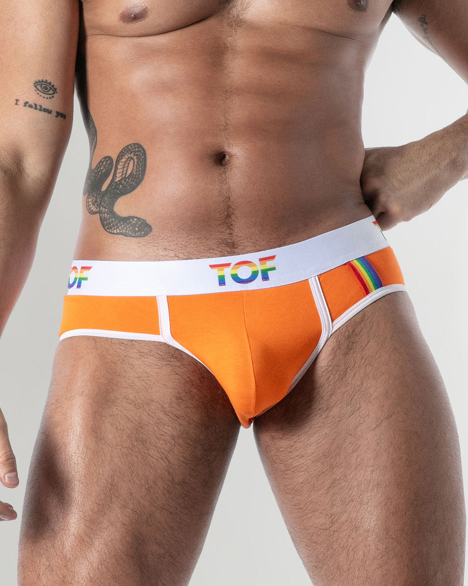 TOF Paris Joyful Pride Brief Orange