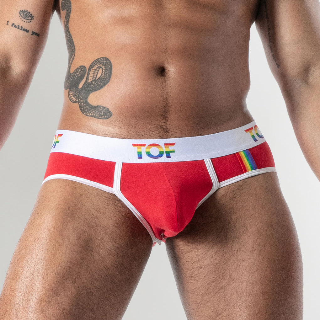 TOF Paris Joyful Pride Brief Red