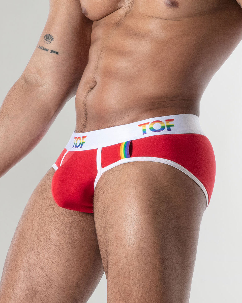 TOF Paris Joyful Pride Brief Red