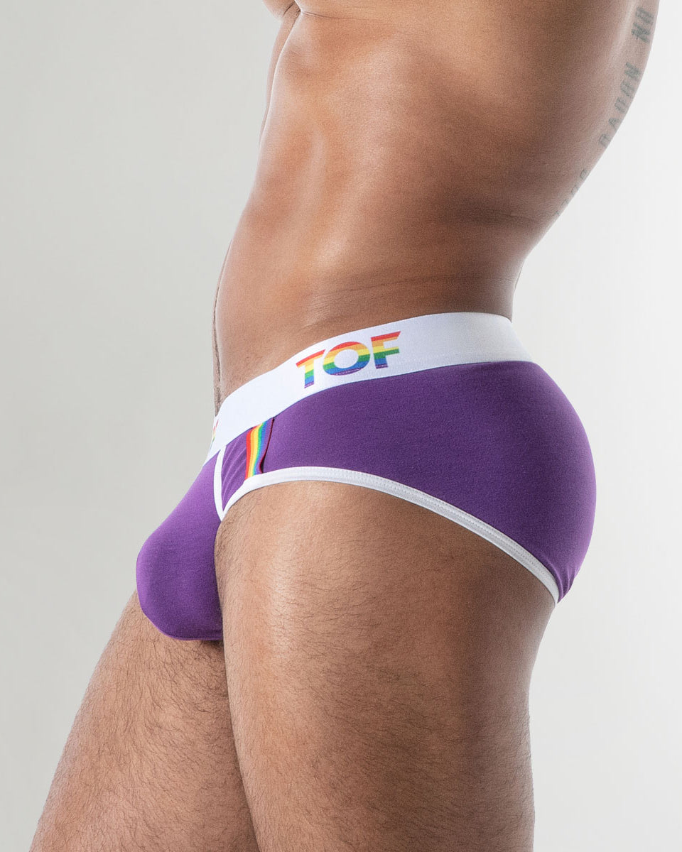 TOF Paris Joyful Pride Brief Purple
