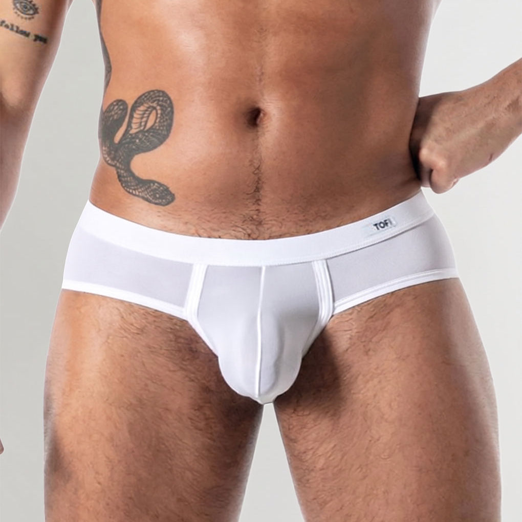 TOF Paris Mon Amour Microfiber Brief White