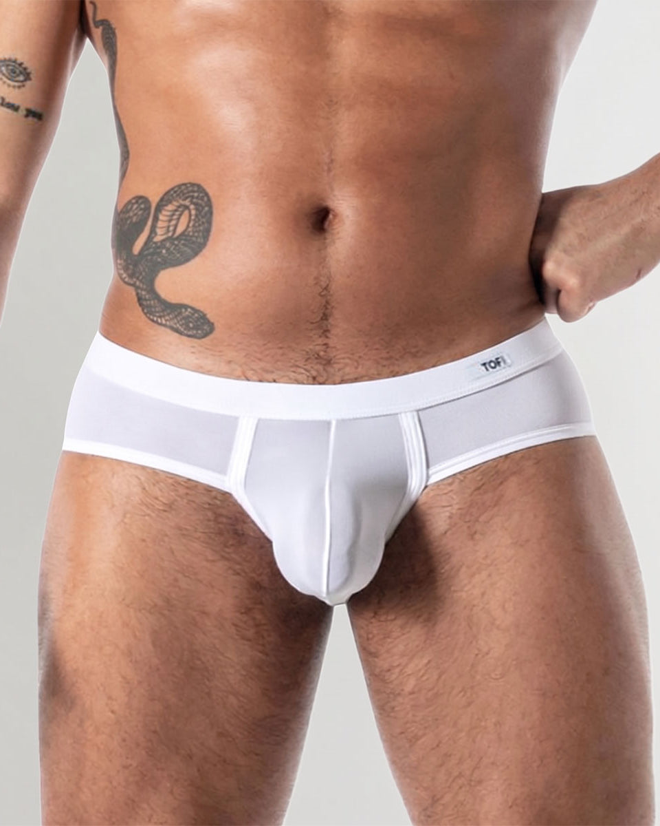 TOF Paris Mon Amour Microfiber Brief White